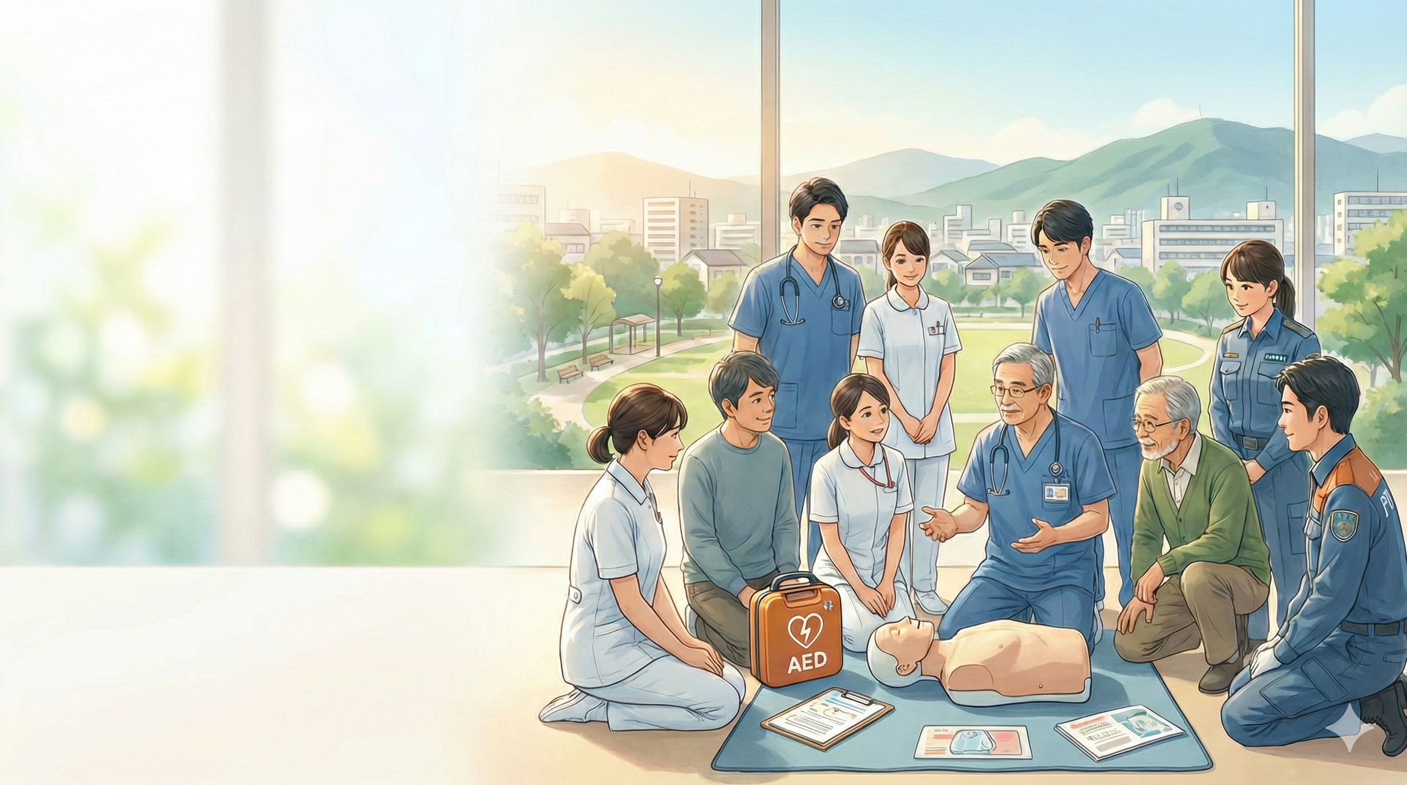 救命講習の様子